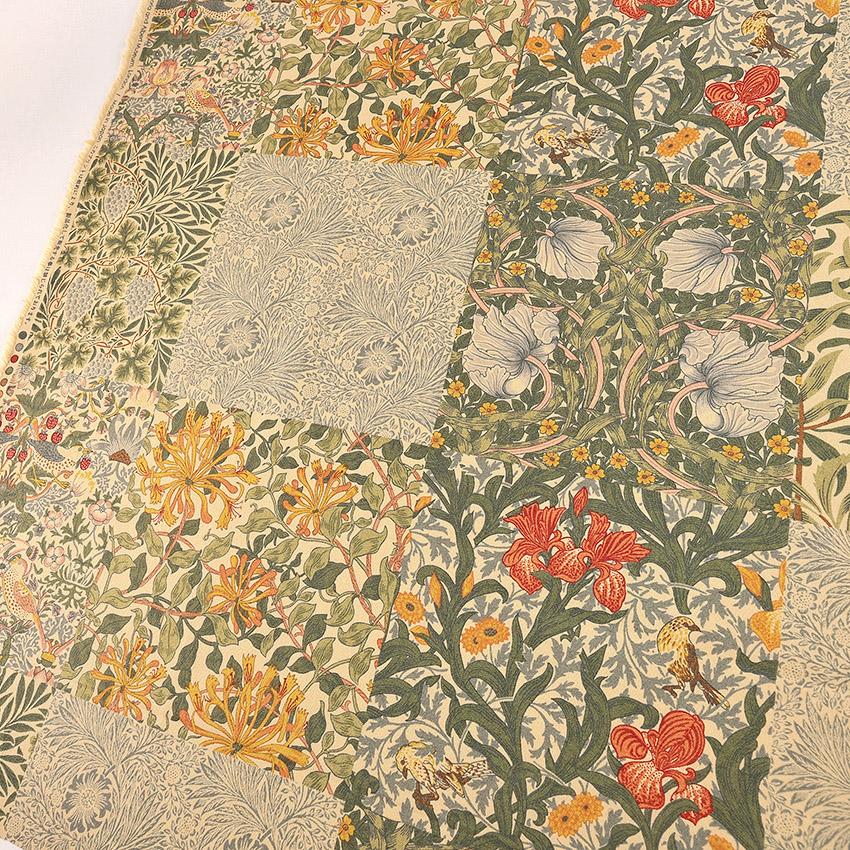 V&A Fabric Collection Morris Mosaic シーチング 50cm単位 | 切売り