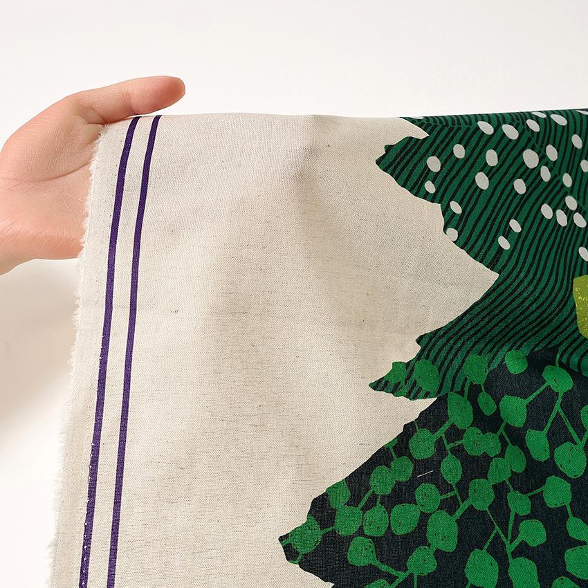 echino Happy holidays 綿麻キャンバス 50cm単位 | 切売り 切り売り