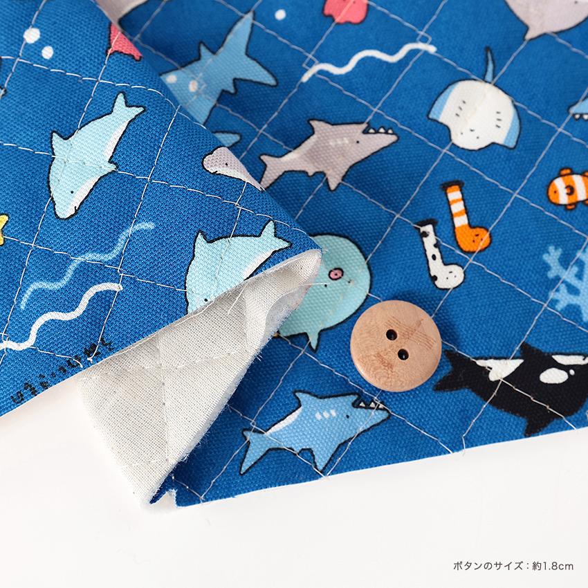 クラフトハートトーカイ うみのいきもの オックスキルト 50cm単位 | 切