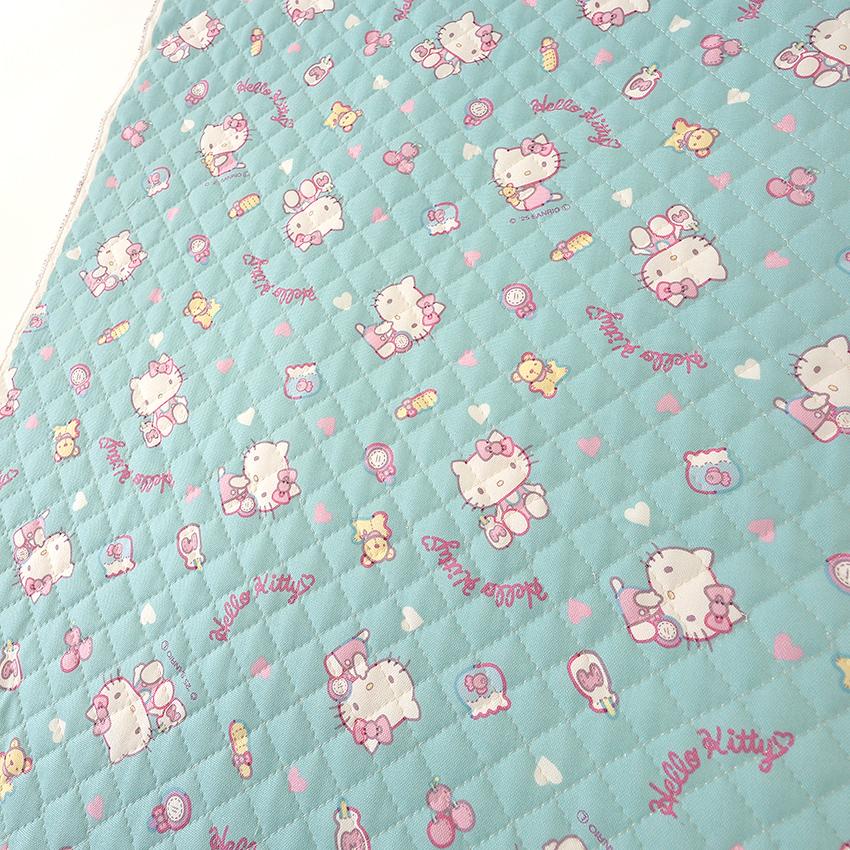 2001年　新品　キルティングカバー　ハローキティ/チェック/薔薇　1枚 2001年 新品 キルティングカバー ハローキティ/チェック/薔薇 1枚