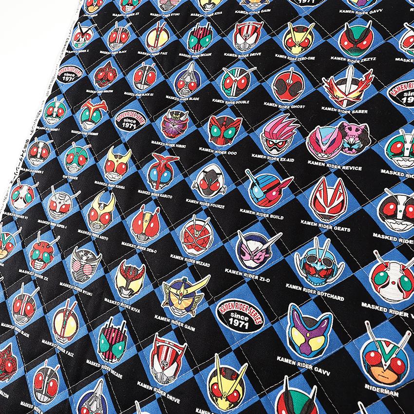 生地 布 SD 仮面ライダーシリーズ デフォルメフェイス柄 オックス