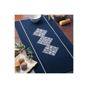 Olympus（オリムパス） 刺繍 キット こぎん刺し テーブルセンター ふく