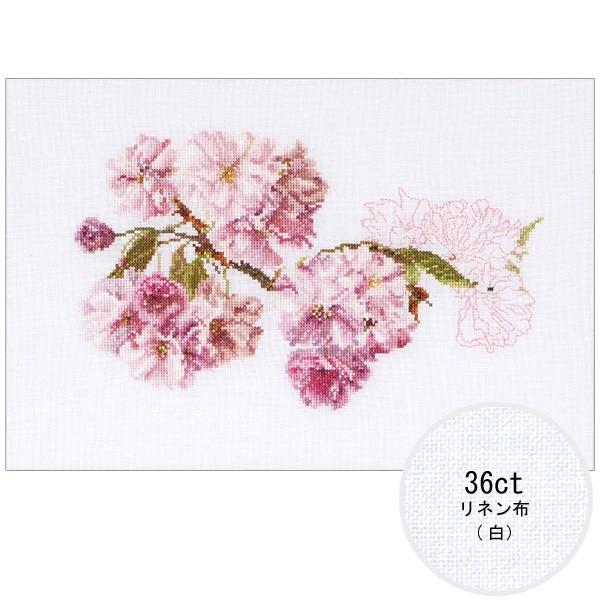 Counted Cross Stitch Kit American Wild Flowers - Linen 32 Count