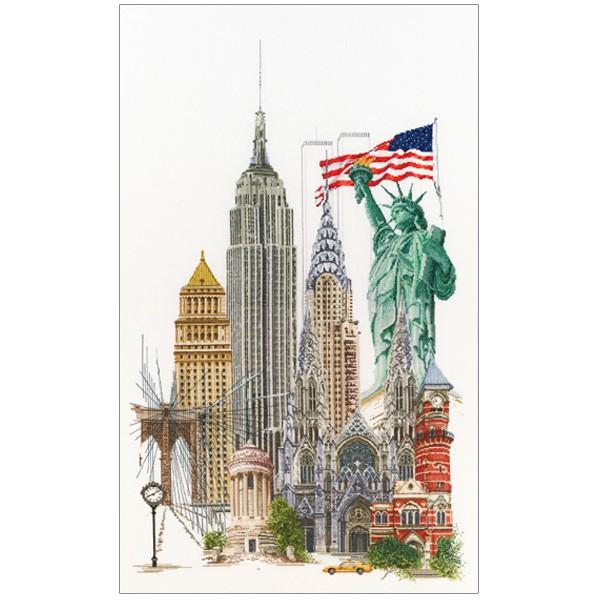 刺繍 輸入キット Thea GOUVERNEUR New York ニューヨーク White Aida 471