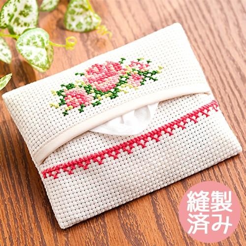 専用　刺繍　ポケットテッシュケース　ハンドメイド♪ 刺繍ハンドメイド ポケットティッシュケース - メルカリ
