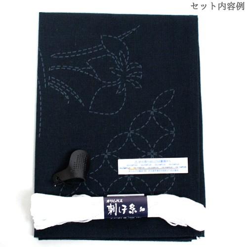 クラフトハートトーカイ 刺し子キット ランチョンマット かきつばたと