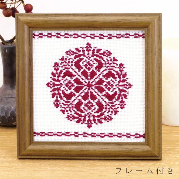 刺繍 こぎんキット こぎん刺しフレーム 白 手芸材料の通販シュゲールyahoo 店 通販 Yahoo ショッピング