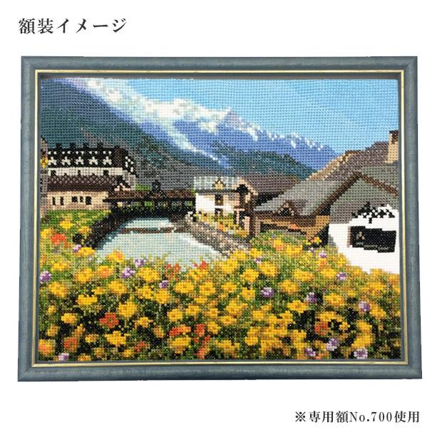 ルシアン（LECIEN） 刺繍 刺しゅうキットフランスの風景 モンブランと