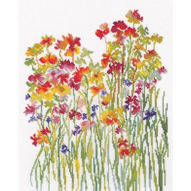 刺繍 輸入キット Rto Flower Watercolor M581 ロシア クロスステッチキット 刺繍 花 人気 手芸材料の通販シュゲールyahoo 店 通販 Yahoo ショッピング