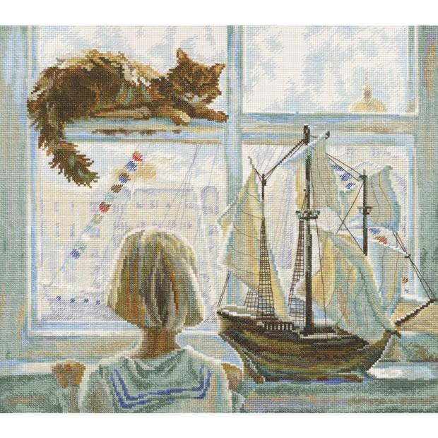 刺繍 輸入キット Rto Dreams Of Sea M555 ロシア クロスステッチキット 刺繍 女の子 人気 手芸材料の通販シュゲールyahoo 店 通販 Yahoo ショッピング