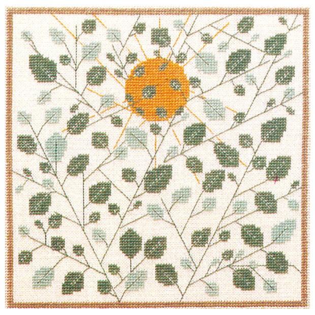 刺繍 輸入キット Haandarbejdets Fremme(フレメ） 木漏れ日 : 手芸材料の通販シュゲールYahoo!店 - 通販 ...