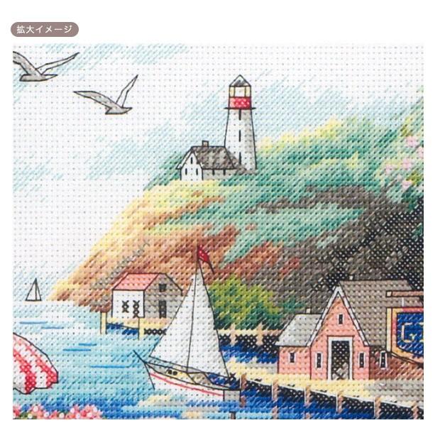 刺繍 輸入キット Dimensions クロスステッチキット Cafe by the Sea