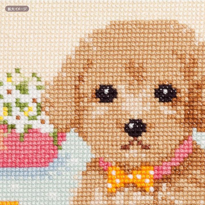 高橋様用　ルシアン ルシアン 刺繍 キット COSMO（ルシアン） Dog & Flower トイ