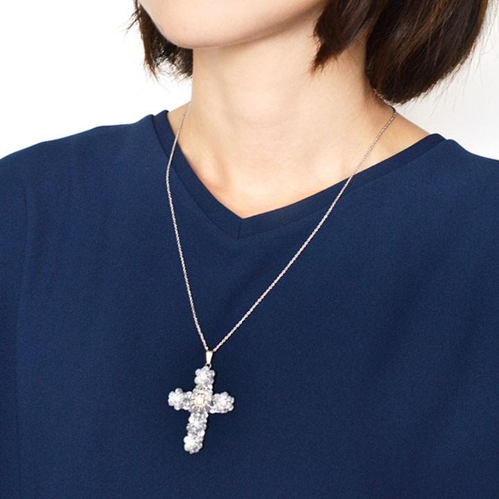 ビーズ刺繍 クロスのペンダントキット | オートクチュールビーズ