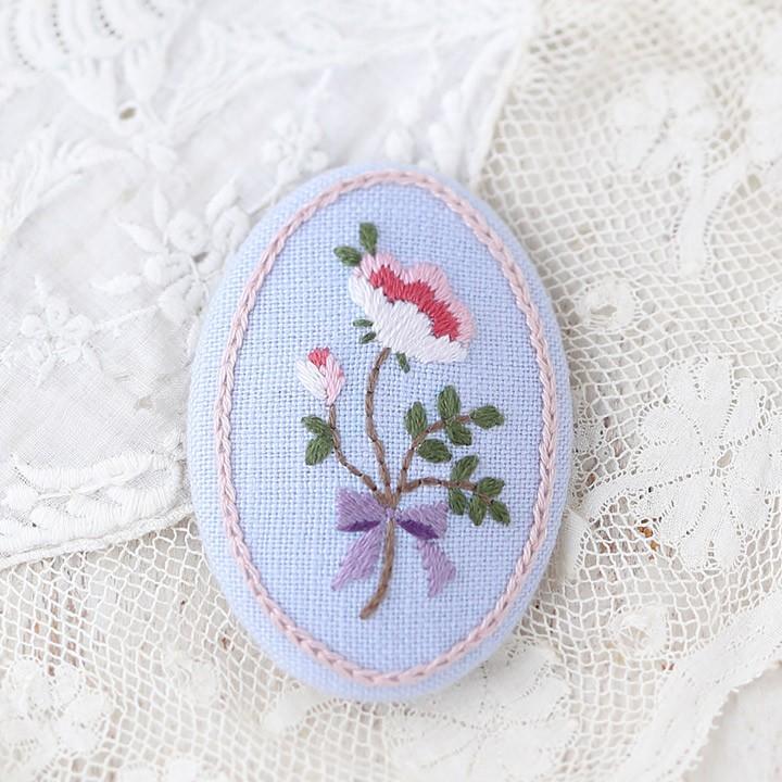 ルシアン（LECIEN） COSMO 刺しゅうキット ボタニカル ブローチ