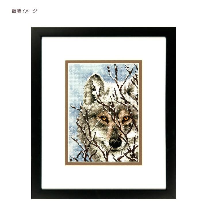 刺繍 Dimensions Wolf｜刺しゅうキット クロスステッチ GOLDCOLLECTION