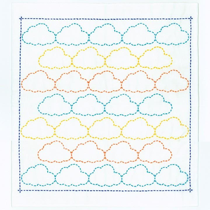 刺し子 花ふきんキット くも 刺し子 刺し子キット 花ふきんキット 水で消える図案 手芸材料の通販シュゲールyahoo 店 通販 Yahoo ショッピング