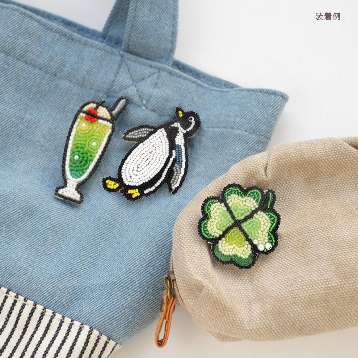 【未使用】MIKIMOTO 四つ葉クローバー＆天道虫　ラッキーモチーフ ブローチ 未使用】MIKIMOTO 四つ葉クローバー＆天道虫 ラッキーモチーフ