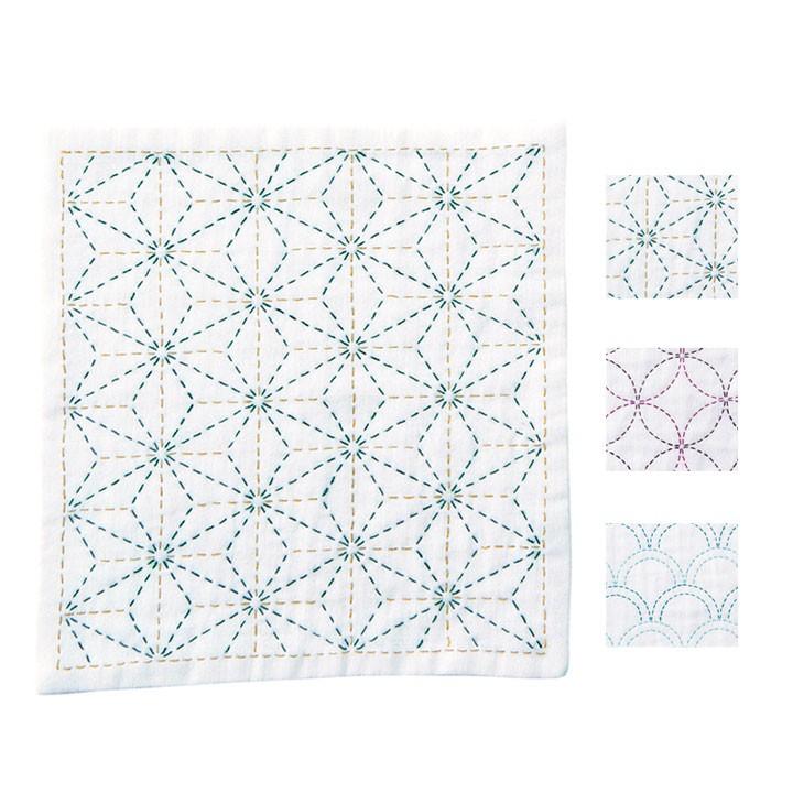 刺し子キット 刺し子のハンカチ Iine 古典柄 白 Iine イーネ 水で消える図案入り 手芸材料の通販シュゲールyahoo 店 通販 Yahoo ショッピング