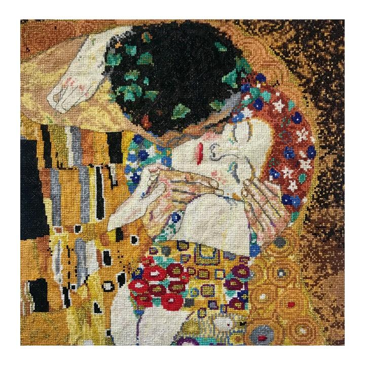 刺繍 Dmc Klimt The Kiss Bk1811 クロスステッチキット グスタフ クリムト キラキラ エトワール刺繍糸使用 0707925 手芸材料の通販シュゲールyahoo 店 通販 Yahoo ショッピング