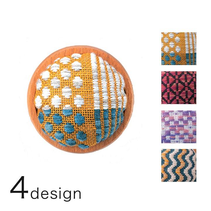 こぎんキット こぎん刺しのウッドボウルピンクッション 手芸材料の通販シュゲールyahoo 店 通販 Yahoo ショッピング