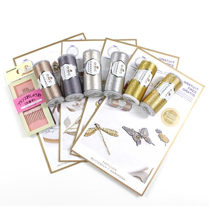 刺繍 刺しゅう糸 Dmc ディアマント グランデ メタリック糸 6色セット 刺しゅう針付き 刺繍糸 ラメ糸 ディーエムシー 人気 手作り 刺しゅう糸セット 手芸材料の通販シュゲールyahoo 店 通販 Yahoo ショッピング