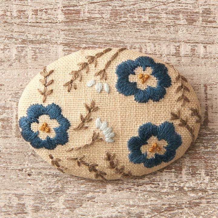 刺繍 Cosmo ボタニカル刺しゅう No デイジーのブローチ フランス刺繍 刺しゅう ハンドメイド キット 手芸材料の通販シュゲールyahoo 店 通販 Yahoo ショッピング
