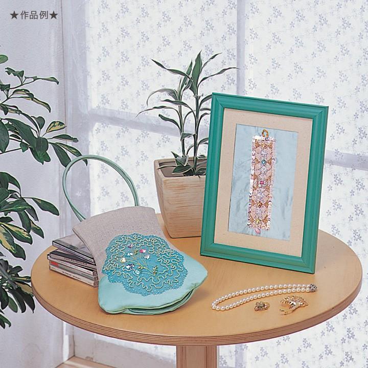 刺繍 クロバー ターンテーブル 18cm フリーステッチング フープ付き