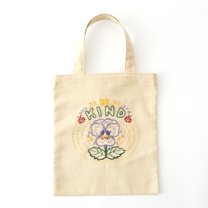 刺繍 コスモ70周年 ステッチを楽しむミニトートセット クラーク