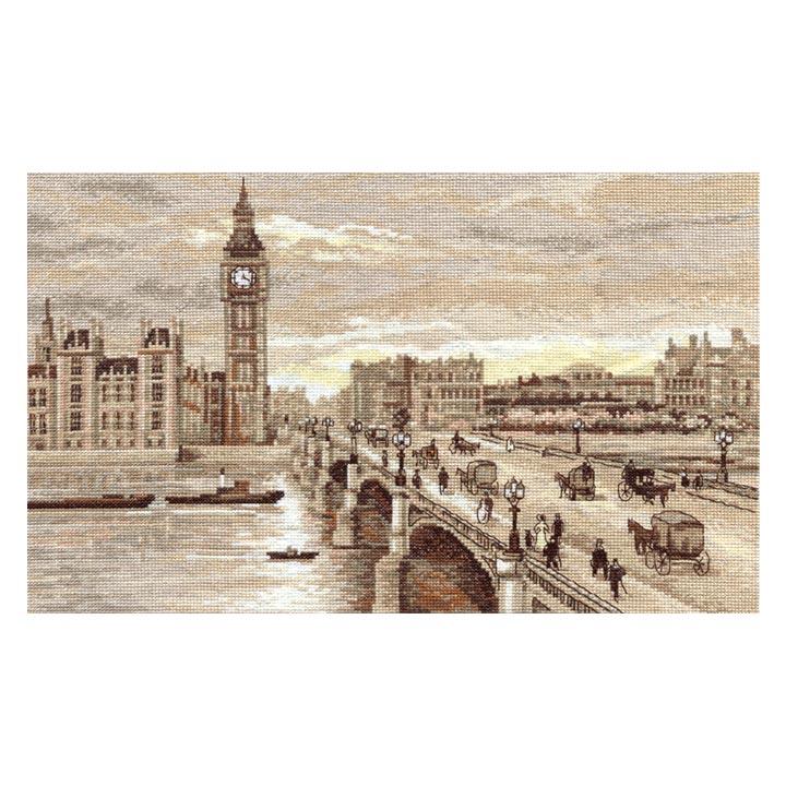 PANNA 刺繍　ウエストミンスターブリッジ　イギリス　完成品 刺繍 PANNA London Westminster Bridge ロンドン ウェスト