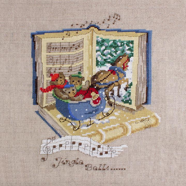 チベット刺繍のグルリンポチエ　タンカ　希少 Chicchi 刺繍キット 6月 雨上がりと花の香りに喜ぶ小鹿さん