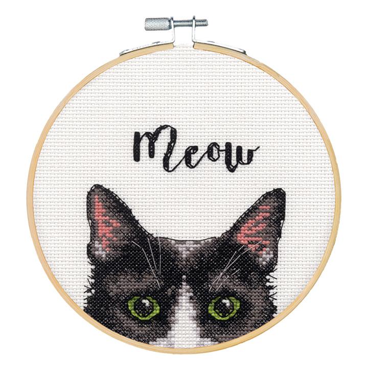 刺繍 Dimensions Miaou Miau ニャー フープ付 72 759 刺繍キット輸入刺繍 クロスステッチキット ネコ 子猫 初心者 手芸材料の通販シュゲールyahoo 店 通販 Yahoo ショッピング
