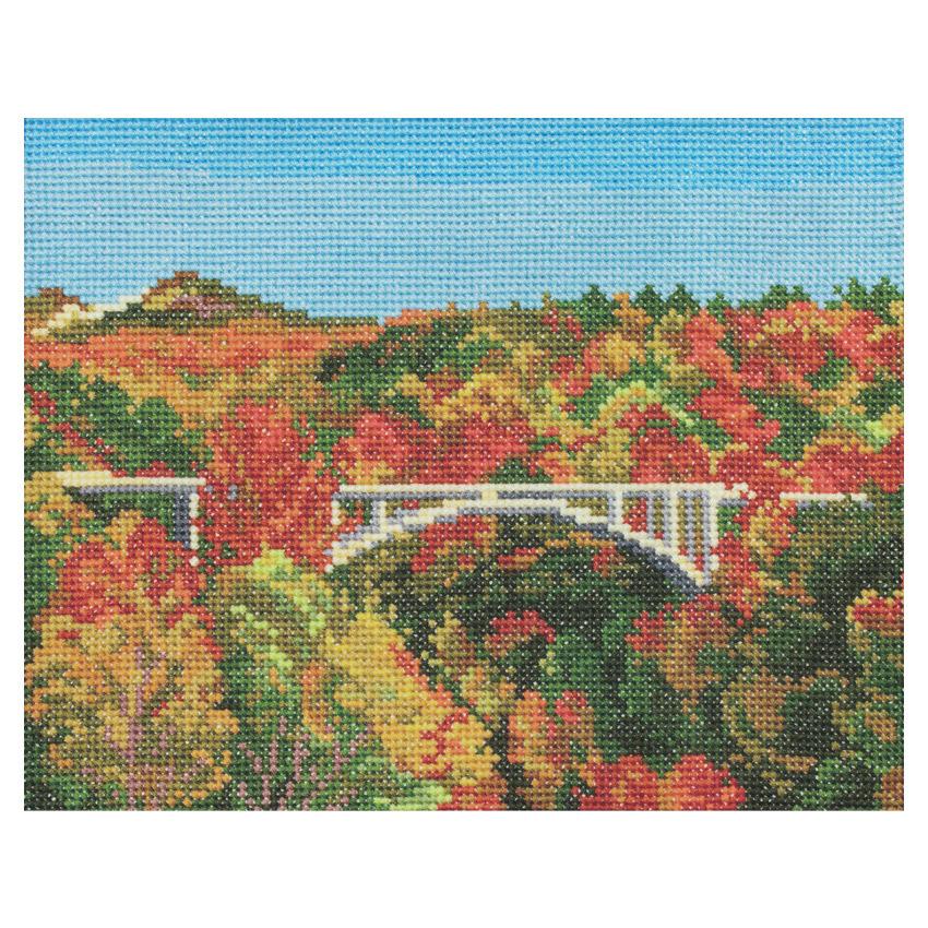 クロスステッチキット 自然豊かな日本の風景 No 5956 紅葉彩る東北の山 刺繍 キット Craft Cafe 手芸材料の通販シュゲールyahoo 店 通販 Yahoo ショッピング