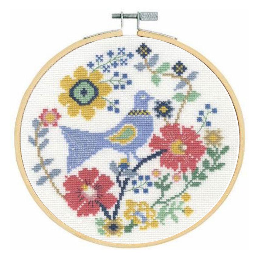 刺繍 Dmc クロスステッチキット Flower Bird 2 フレーム付 Bk1929j クロスステッチキット 青い鳥フレーム付き 可愛い 手芸材料の通販シュゲールyahoo 店 通販 Yahoo ショッピング