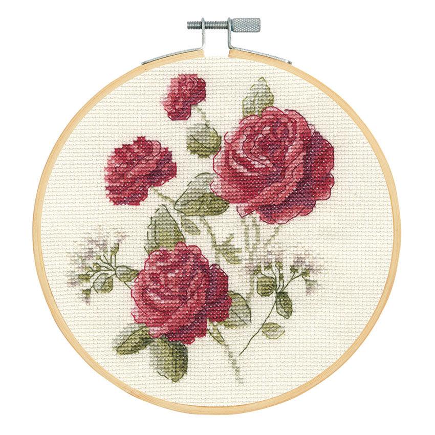 刺繍 Dmc クロスステッチキット Roses ローズ フレーム付 Bk1935j クロスステッチキット バラフレーム付き 可愛い 手芸材料の通販シュゲールyahoo 店 通販 Yahoo ショッピング