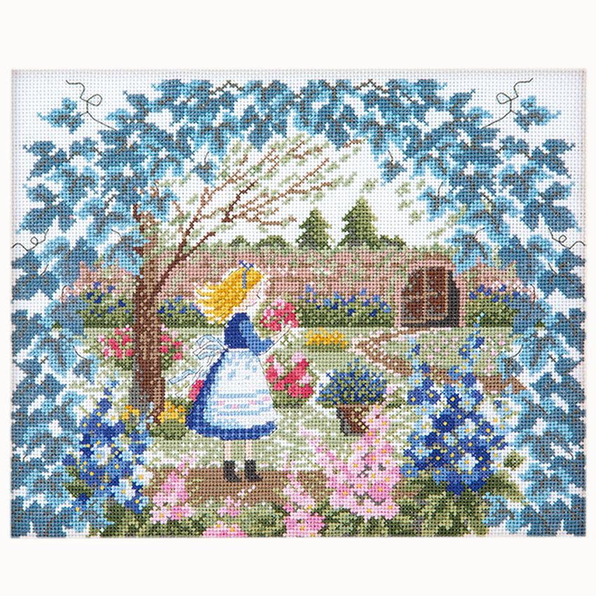 オリムパス 刺しゅうキット 花と少女の物語 秘密の花園 7535 お花 クロスステッチ 可愛い 手芸材料の通販シュゲールyahoo 店 通販 Yahoo ショッピング