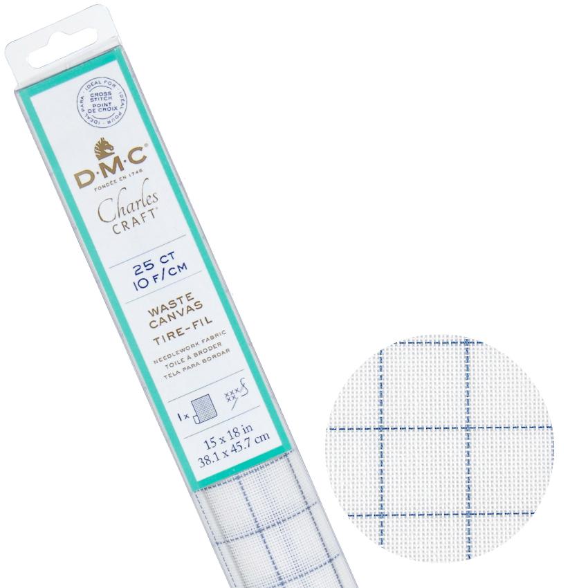 Dmc刺繍布 抜きキャンバス エタミン 25カウント 100目 38 1 45 7cm カットクロス Waste Dc7700bx Blanc ディーエムシー 25ct 本店は Canvas 刺しゅう布