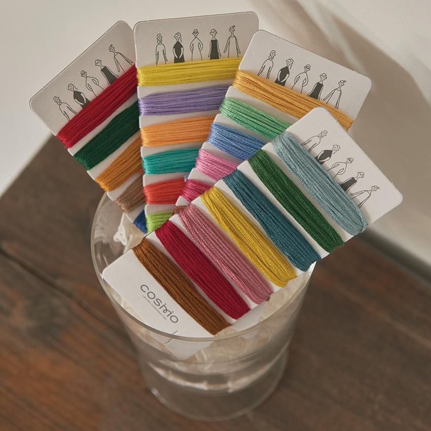 100ネエサン 糸セット 562207 フェミニン ／ 中島一恵 刺繍糸 7色