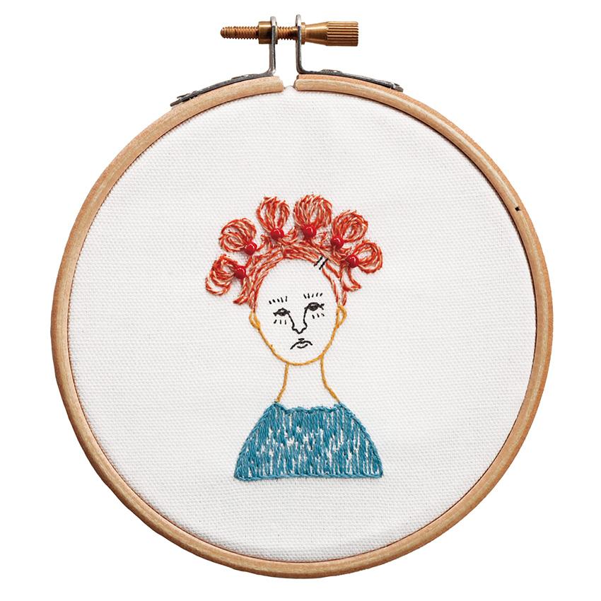 nuie （ヌイエ） 刺しゅうキット POKOPOKO ぽこぽこ HCA15-1 | 刺繍