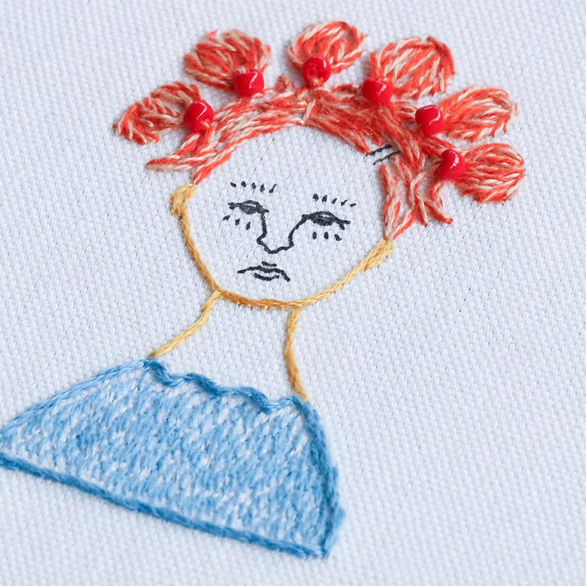 nuie （ヌイエ） 刺しゅうキット POKOPOKO ぽこぽこ HCA15-1 | 刺繍
