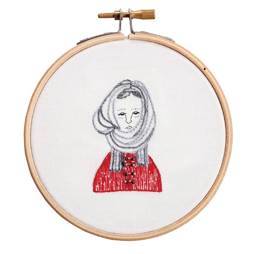 nuie （ヌイエ） 刺しゅうキット GURUGURU ぐるぐる HCA15-4 | 刺繍