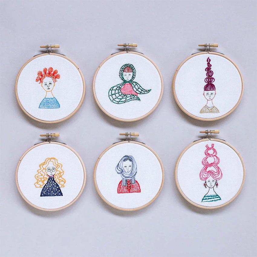 nuie （ヌイエ） 刺しゅうキット GURUGURU ぐるぐる HCA15-4 | 刺繍