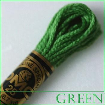 刺繍 刺しゅう糸 DMC 25番 グリーン系 320｜ししゅう糸 刺繍糸 ディーエムシー DMCの糸
