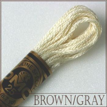 刺繍 刺しゅう糸 Dmc 25番 ブラウン グレー系 712 ししゅう糸 刺繍糸 ディーエムシー Dmcの糸 手芸材料の通販シュゲールyahoo 店 通販 Yahoo ショッピング