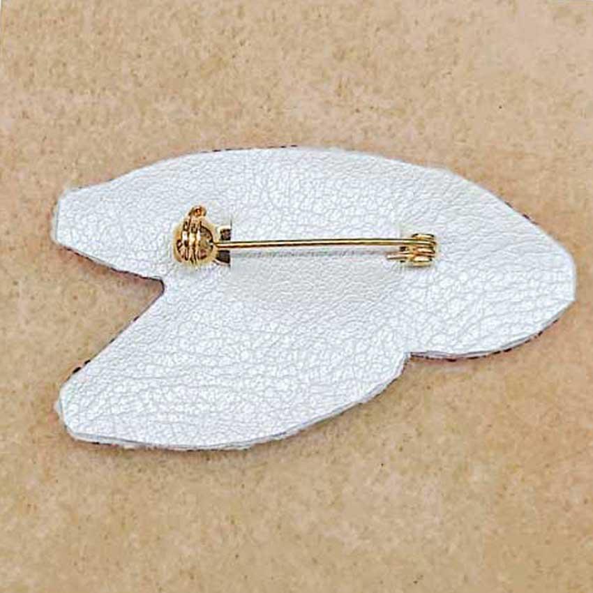 Harapeko BROOCH やきいも HCA20//5 | ビーズ刺しゅう ブローチ