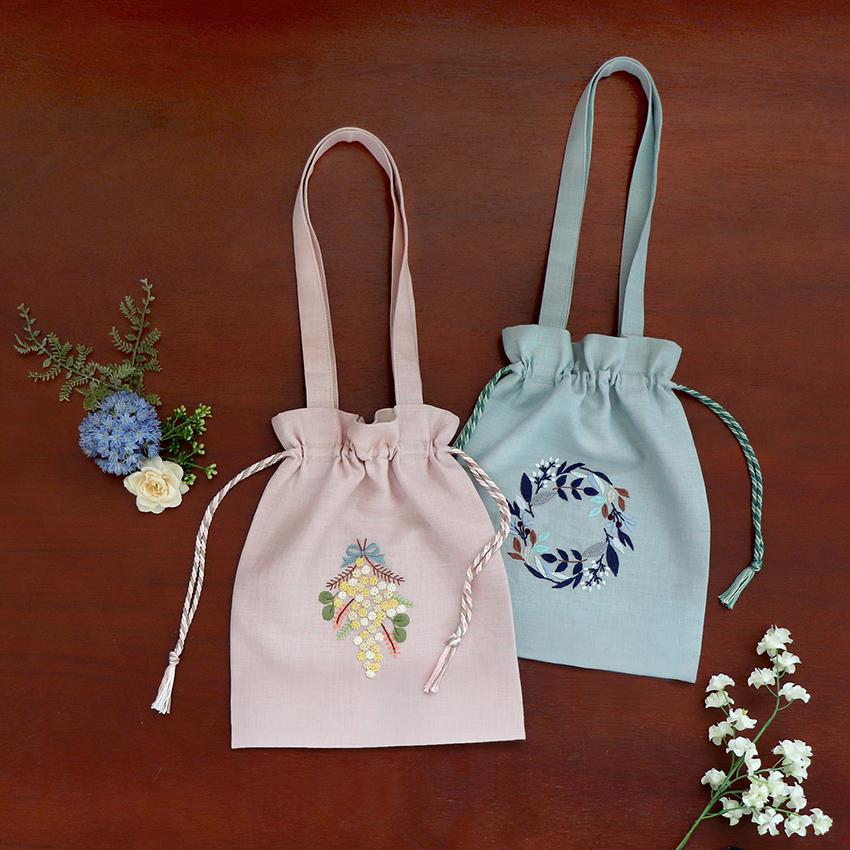 オリムパス ステッチクロス ガーデンパーティ フローラリネン 62