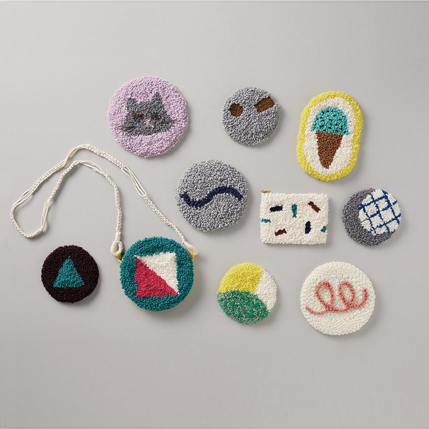 クロバー CLOVER パンチ ニードル スターターセット | ニードルパンチ フリー ステッチング ニードル 初心者 キット 刺しゅう 刺繍 |  | 07