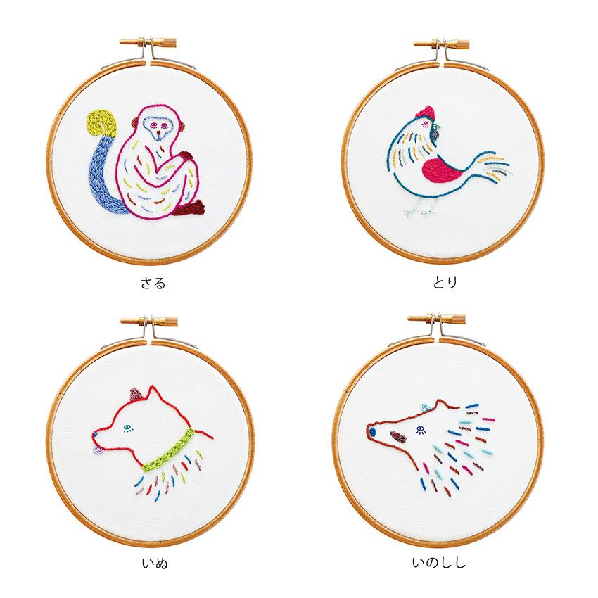 美品　MIKIO SAKABE　シースルージャケット　犬　刺繍　フリーサイズ MIYUKI nuie 刺しゅうキット vol.2 動物園 | マークス公式