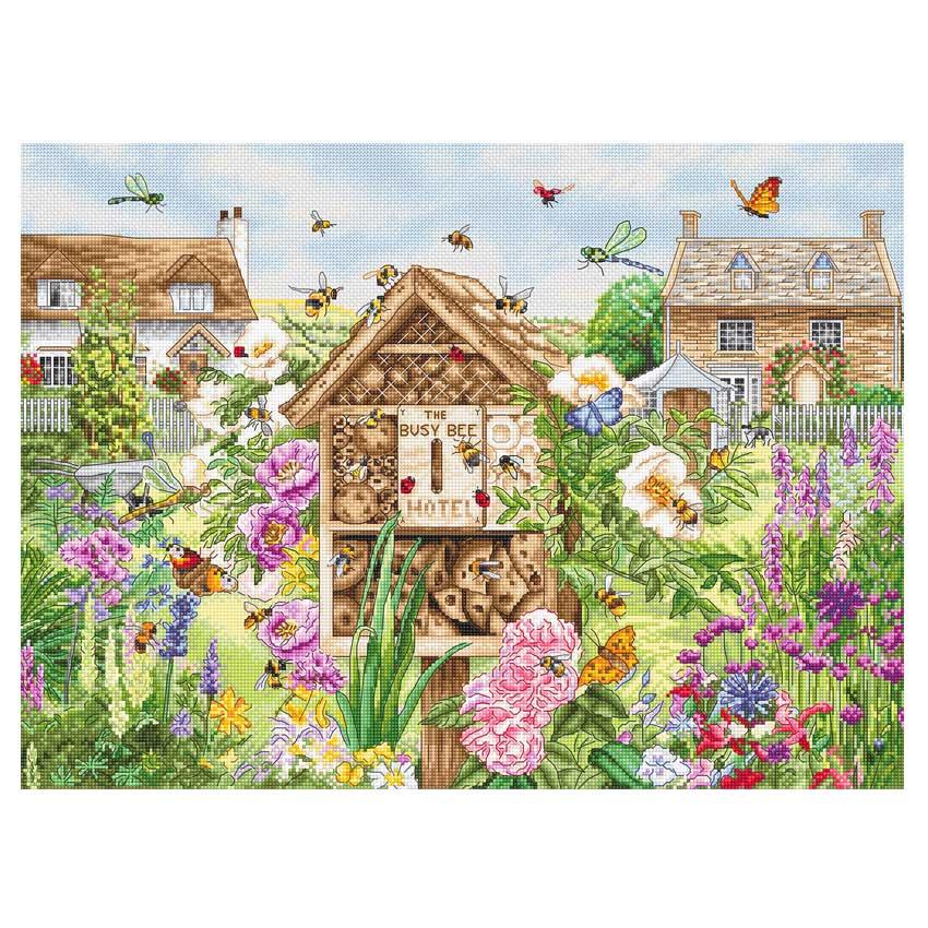 刺繍キット 輸入刺繍 クロスステッチ LETISTICH Busy Bee Hotel L8104
