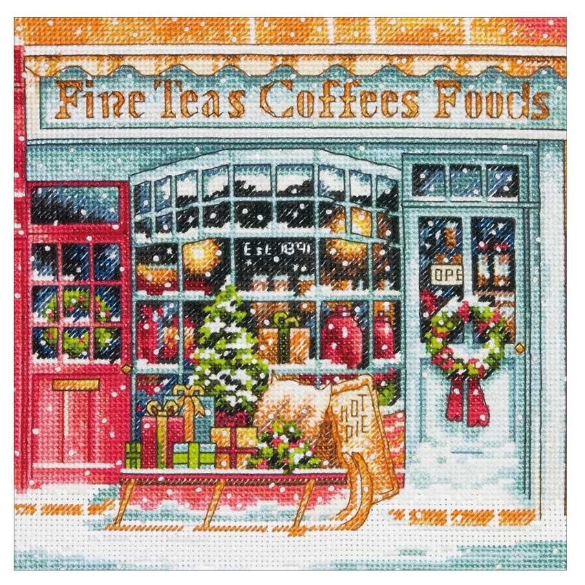 刺繍キット 輸入刺繍 クロスステッチ Dimensions COFFEE SHPPE CAFE 70